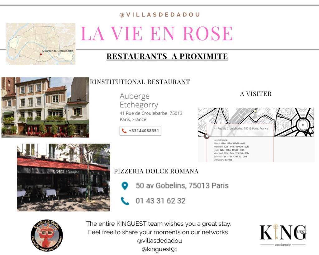 Luxury Paris La Vie En Rose Jacuzzi Terrasse Parking Apartment Exterior foto